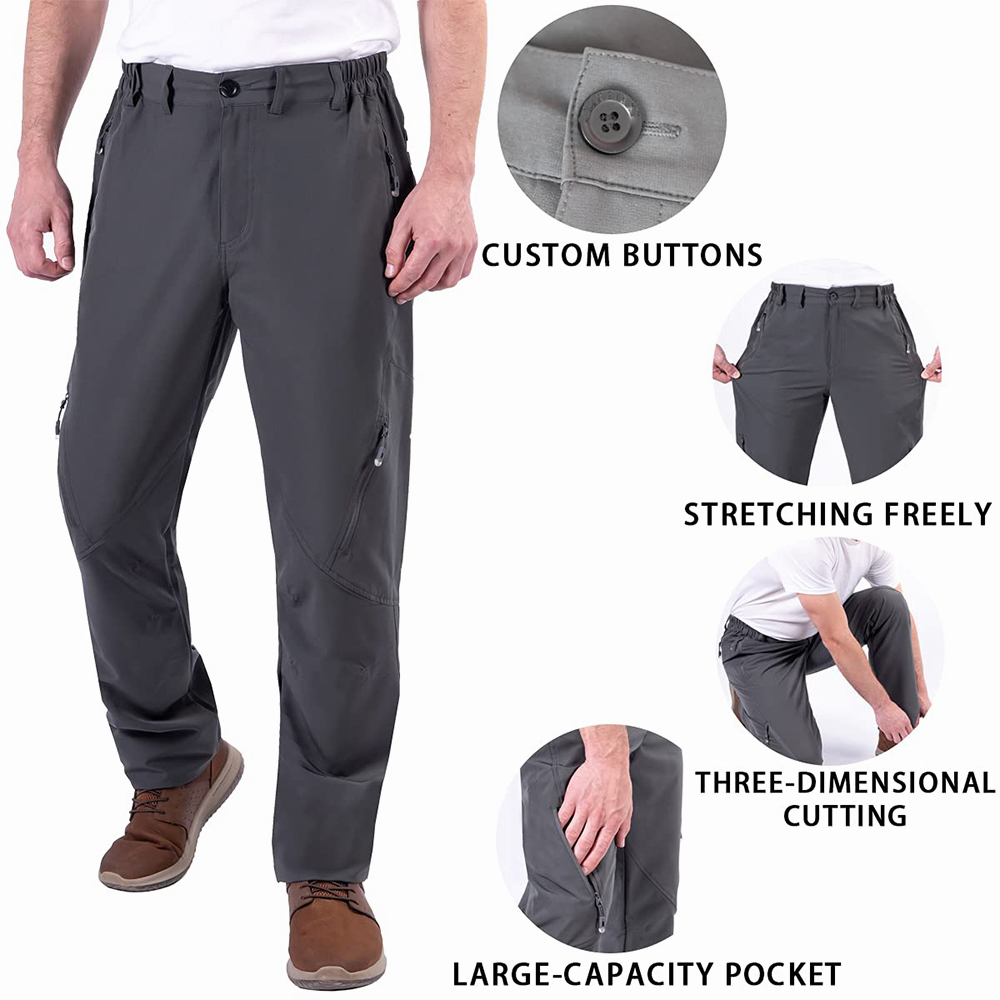 Hestic Sports Wear Mens Cargo Trousers Work Wear Cargo Pans With Side Pocket Full Pants Casual Men Hiking Pants Outdoors Trousers Cargo Pants
